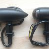 Direccionales Led Negras Tipo Bala