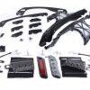 Kit De Chapas Y Bisagras Negro Para Maletas Harley 14 O Mas