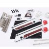 Kit De Chapas Y Bisagras Cromadas Para Maletas Harley Davids