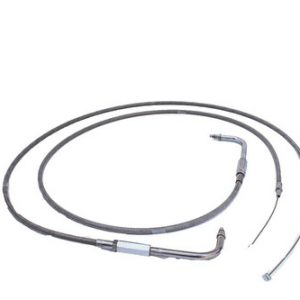 Chicotes De Acelerador Acerados Para Harley Davidson 1.20 Mt