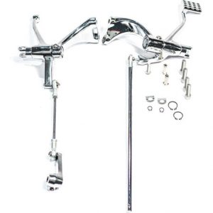 Mandos Adelantados Cromados Para Harley Sportster 14 O Mas