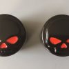 Covers De Eje Delantero Skull Ojos Rojos De Harley Davidson - Image 2