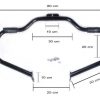 Defensa De Bigote Negra Para Harley Davidson Softail - Image 5