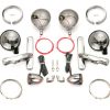 Kit Faros Auxiliares Cromo Para Harley Davidson Touring - Image 2