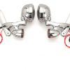 Kit Faros Auxiliares Cromo Para Harley Davidson Touring - Image 4