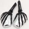 Espejos Skeleton Negros Para Harley Davidson Y Otras - Image 2