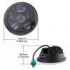 Faro De Led 5 3/4 Pulgadas Negro Para Harley Davidson - Image 3