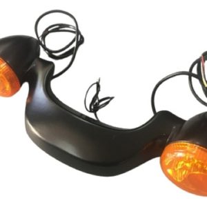 Barra Direccionales Traseras Led Negra Para Harley Touring