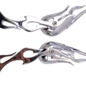 Espejos De Flamas Comp Varios Modelos Cromo