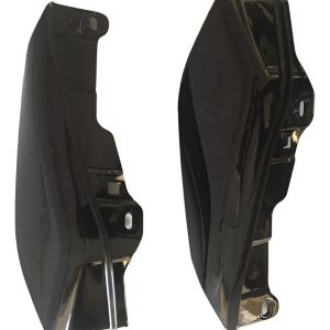 Deflectores De Calor Negro Gloss Para Harley Touring 09 Up