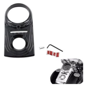 Cover De Tablero Dash Negro Para Harley Davidson
