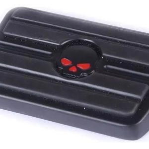 Pedales De Freno Skull Grande Negro Para Harley Davidson
