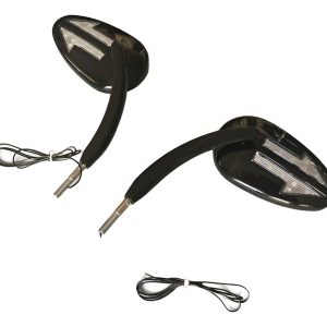 Espejos Con Luz De Giro Para Harley Davidson Y Compat
