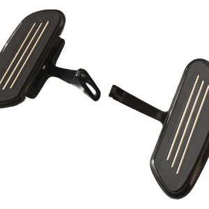 Planchas De Pasajero Negras Para Harley Davidson Touring