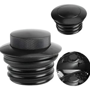 Tapon De Gasolina Pop Up Negro Para Harley Davidson Rosca Iz Negro