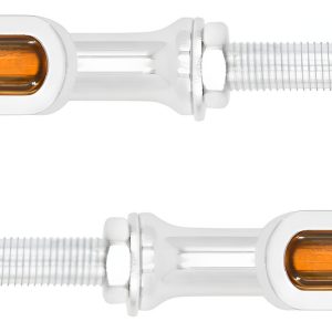 Direccionales Pequeñas De Led Cromadas Cromo