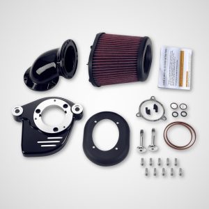 Filtro De Aire Alto Flujo Cono Corto Negro Harley M8 17 O Ma