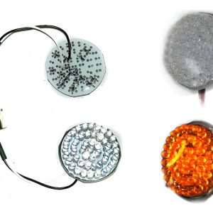 Foco Led Para Direccionales 1 Polo Ambar De Harley Davidson 1 Polo Amarillo