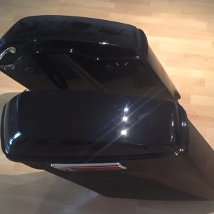 Maletas Laterales Extendidas Para Harley Davidson Touring 14 Negro