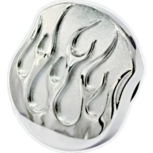 Tapon De Gasolina Flames Cromo Para Harley Davidson Plateado